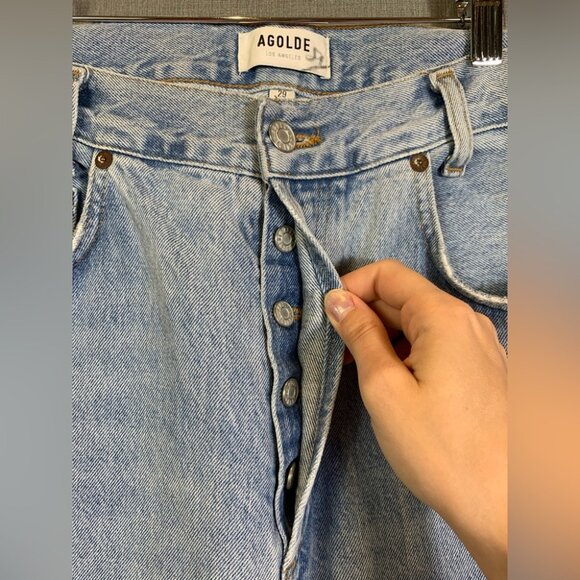 Agolde Revolve High Rise Tapered Baggy Jeans - Picture 5 of 14
